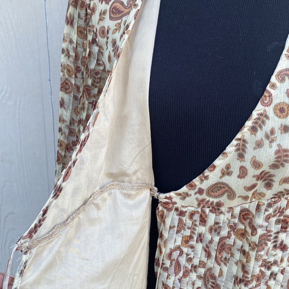 NWT ANTHROPOLOGIE LET ME BE WRAP / PLEATED DRESS FALL COLOR - Picture 15 of 17